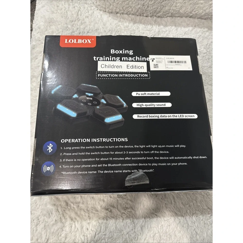 2025 Music Boxing Machine for Adults and Kids, Smart Interactive Boxing Training